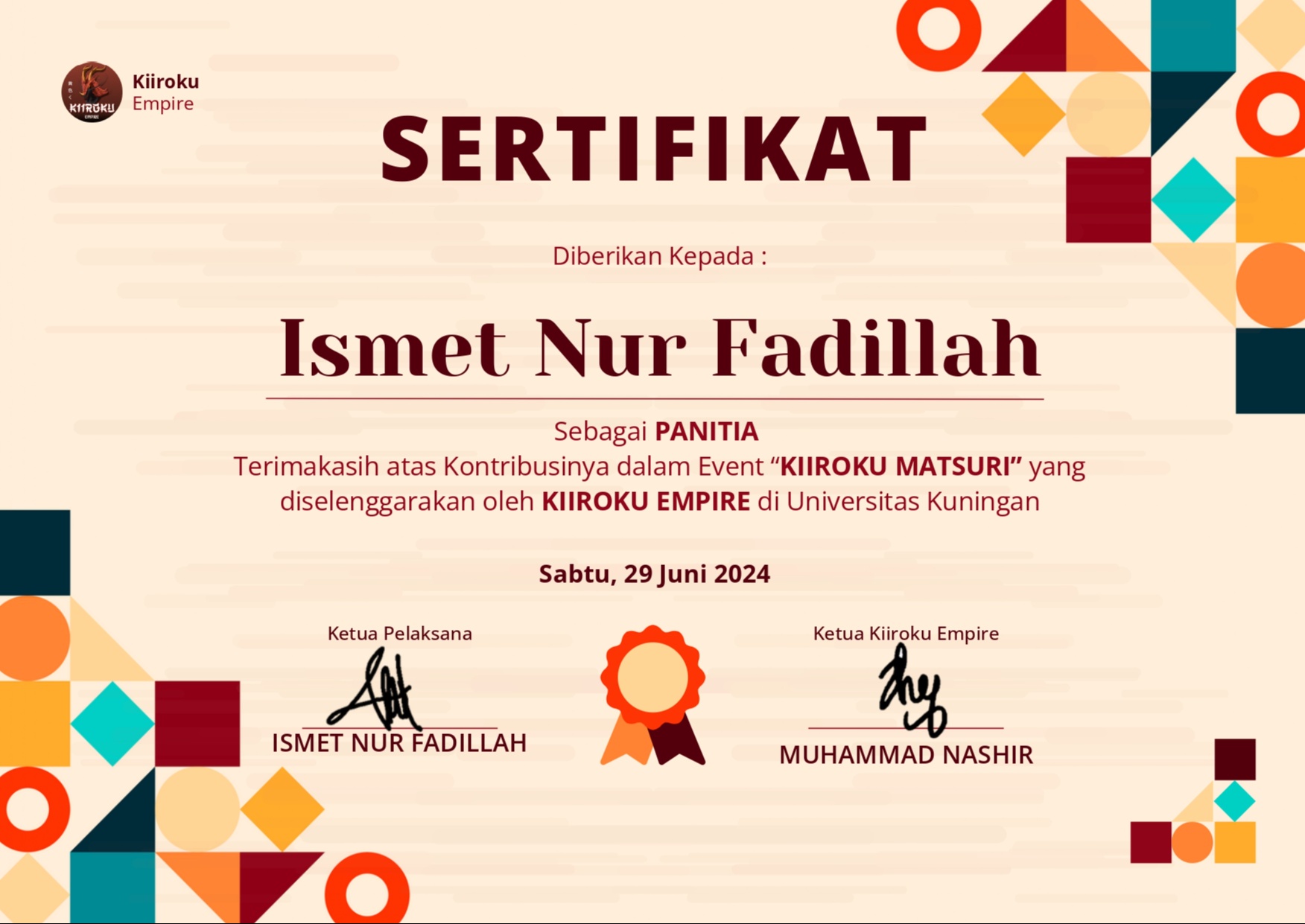Ketua Pelaksana Event
